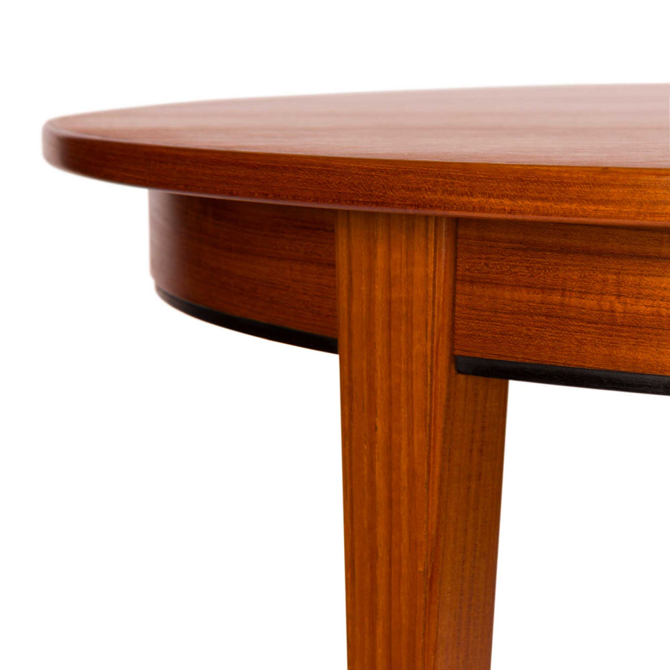 Vintage Danish Mid-Century Gunni Omann Teak Dining Table Model #55
