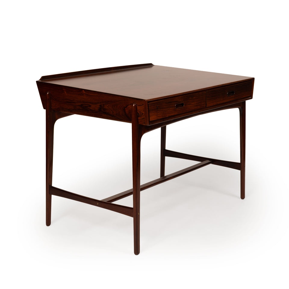 Danish Mid-Century Rosewood Writing Desk by Svend Aage Madsen for Sigurd Hansen