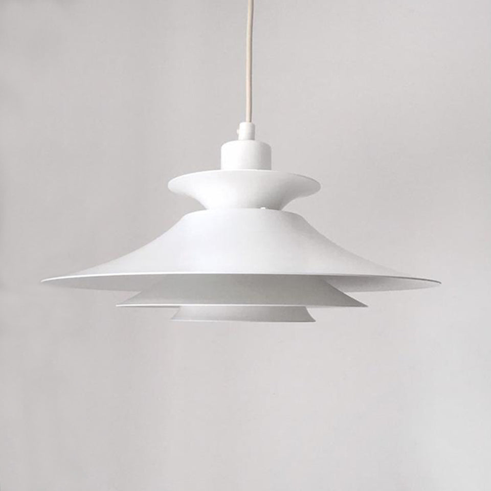 Vintage Danish Mid-Century Pendant Light by JEKA "Silhuet"