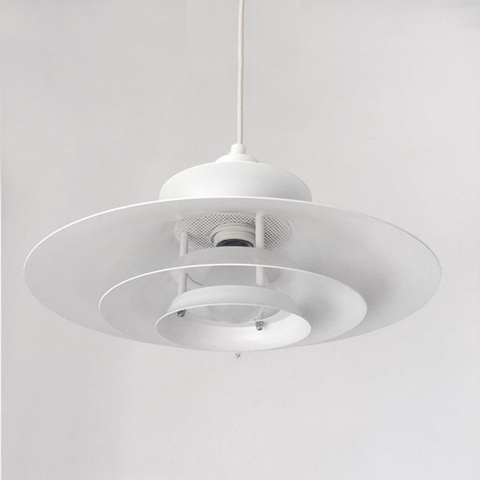 Vintage Danish Mid-Century Pendant Light by JEKA "Silhuet"