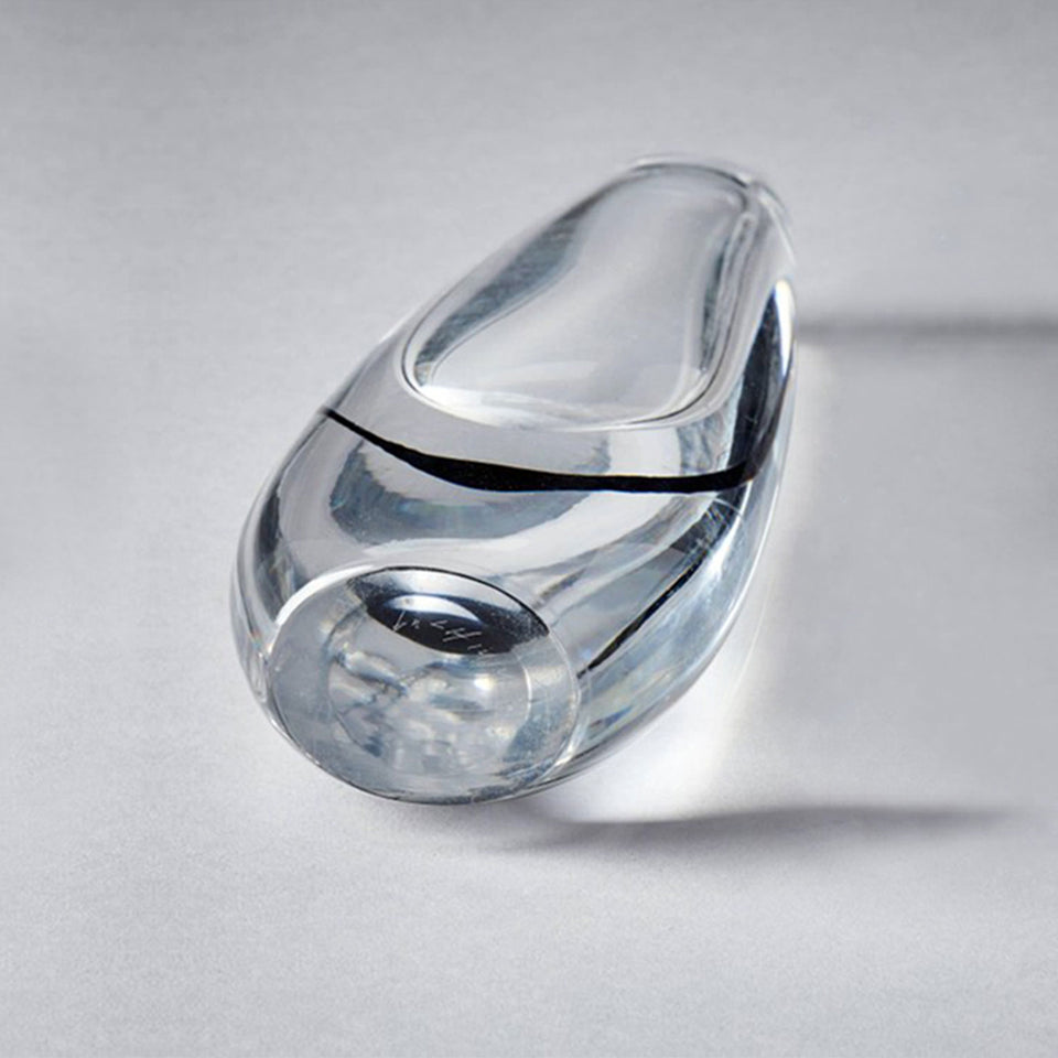 Glass Vase by Vicke Lindstrad, for Kosta Sweden 1950's