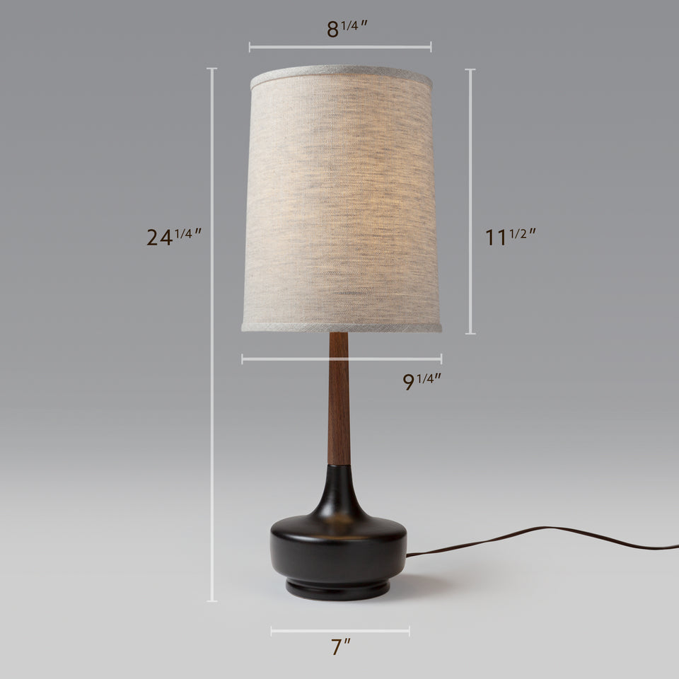 Mid-Century Table Lamp "Brooke P-Town"