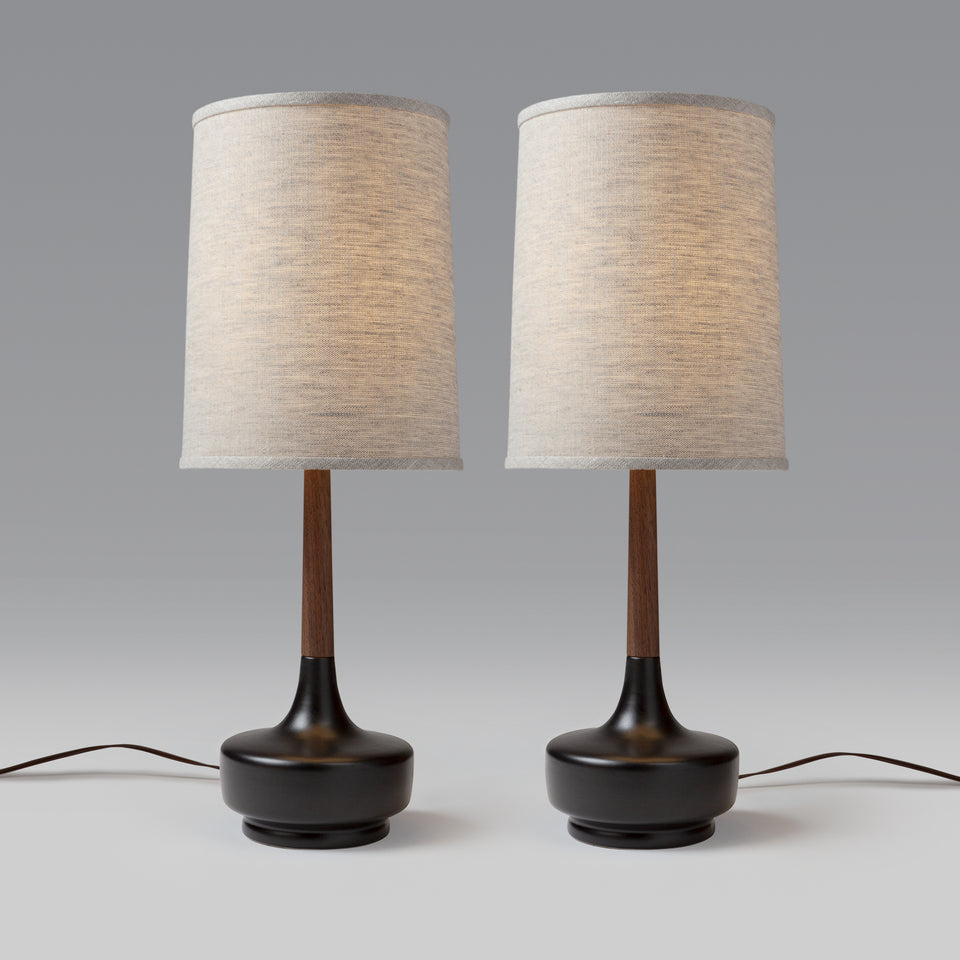 Mid-Century Table Lamp "Brooke - P-Town" - Pair