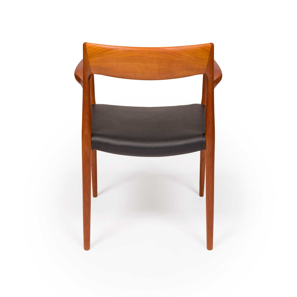 Vintage Niels Otto Møller Model 77 & 57 Dining Chairs in Solid Teak