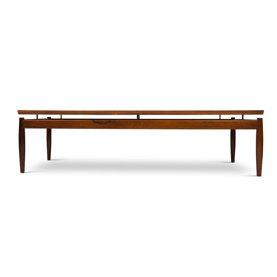 Vintage Rosewood Floating Top Coffee Table by Grete Jalk for France & Søn Denmark
