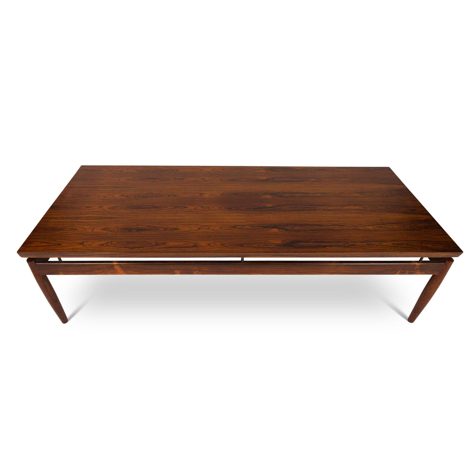 Vintage Rosewood Floating Top Coffee Table by Grete Jalk for France & Søn Denmark