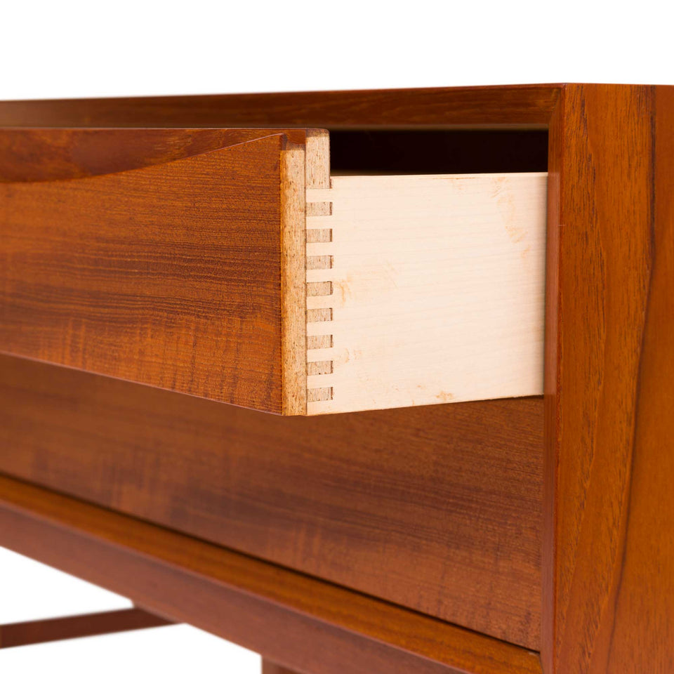 1960s Vintage Danish Mid-Century Teak Nightstand