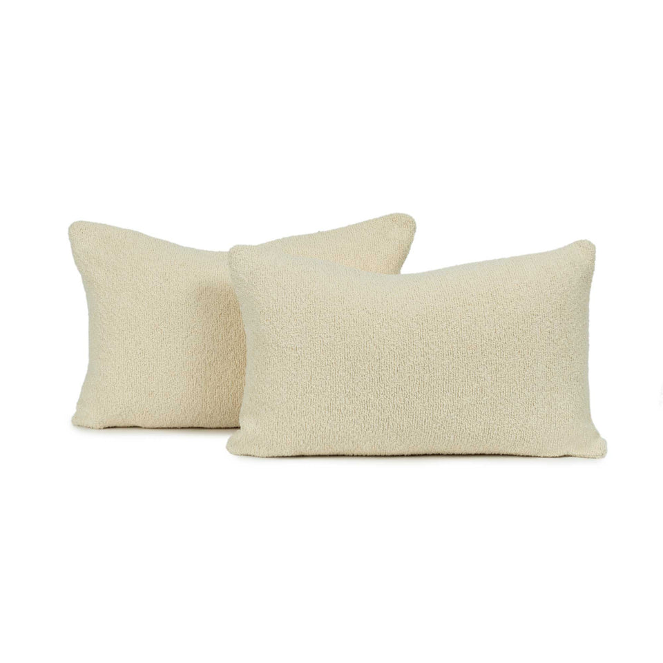 Lush Snow Lumbar Pillow Cover (pair)