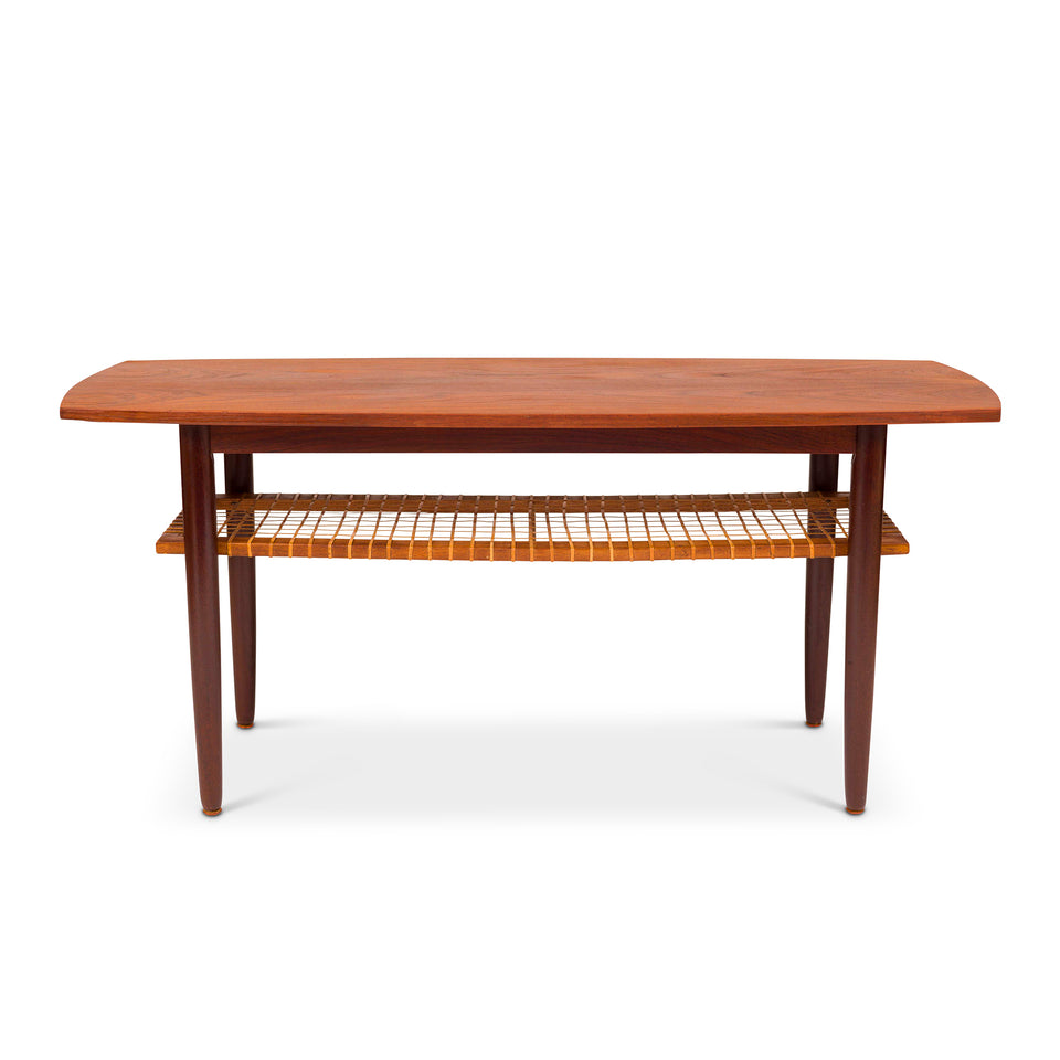 Vintage Danish Mid-Century Teak Coffee Table 1960s