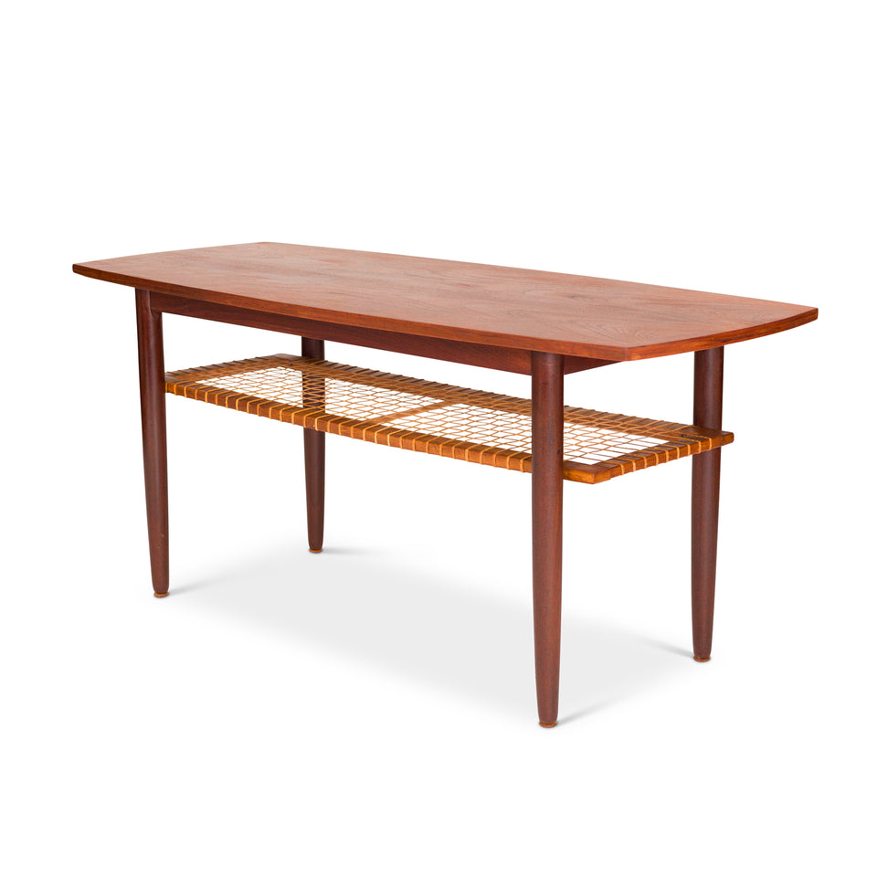 Vintage Danish Mid-Century Teak Coffee Table 1960s