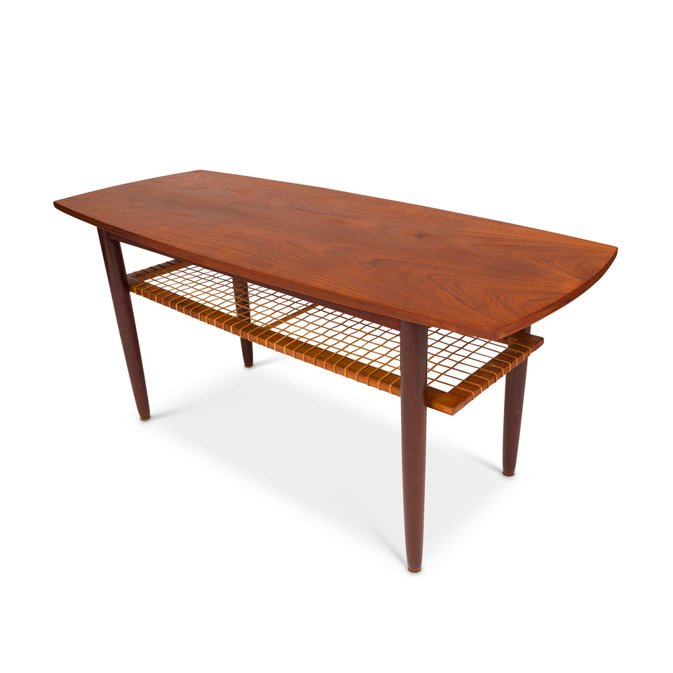 Vintage Danish Mid-Century Teak Coffee Table 1960s