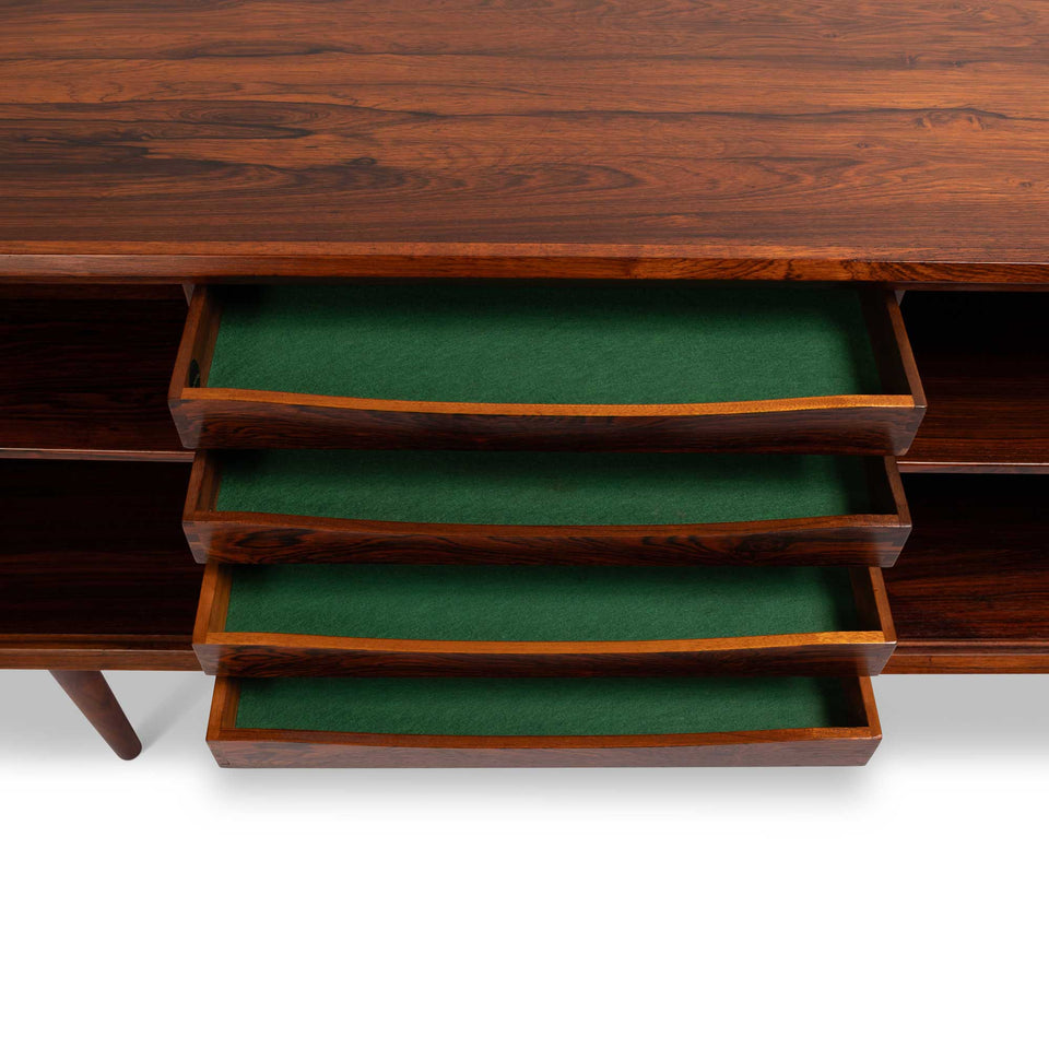 Svend Aage Larsen Brazilian Rosewood Sideboard by Faarup Møbelfabrik, Denmark, 1960s