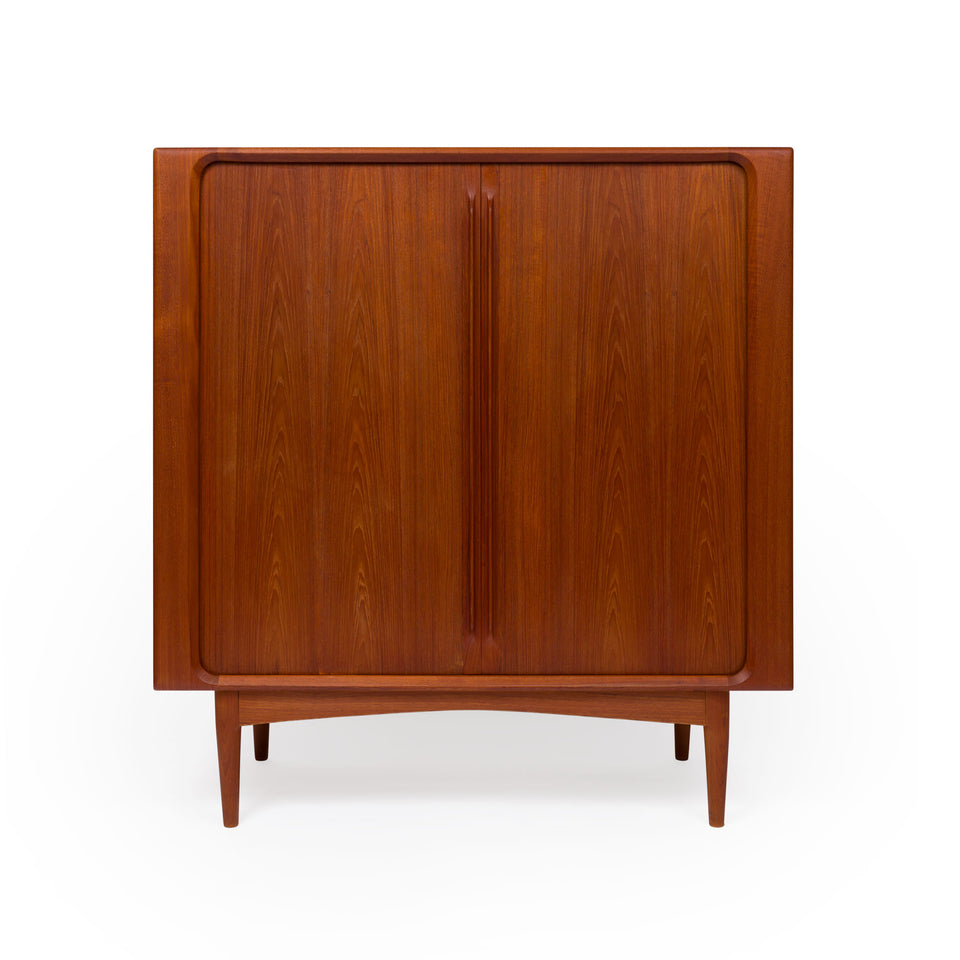 Vintage Danish Bernhard Pedersen & Søn High Sideboard in Teak