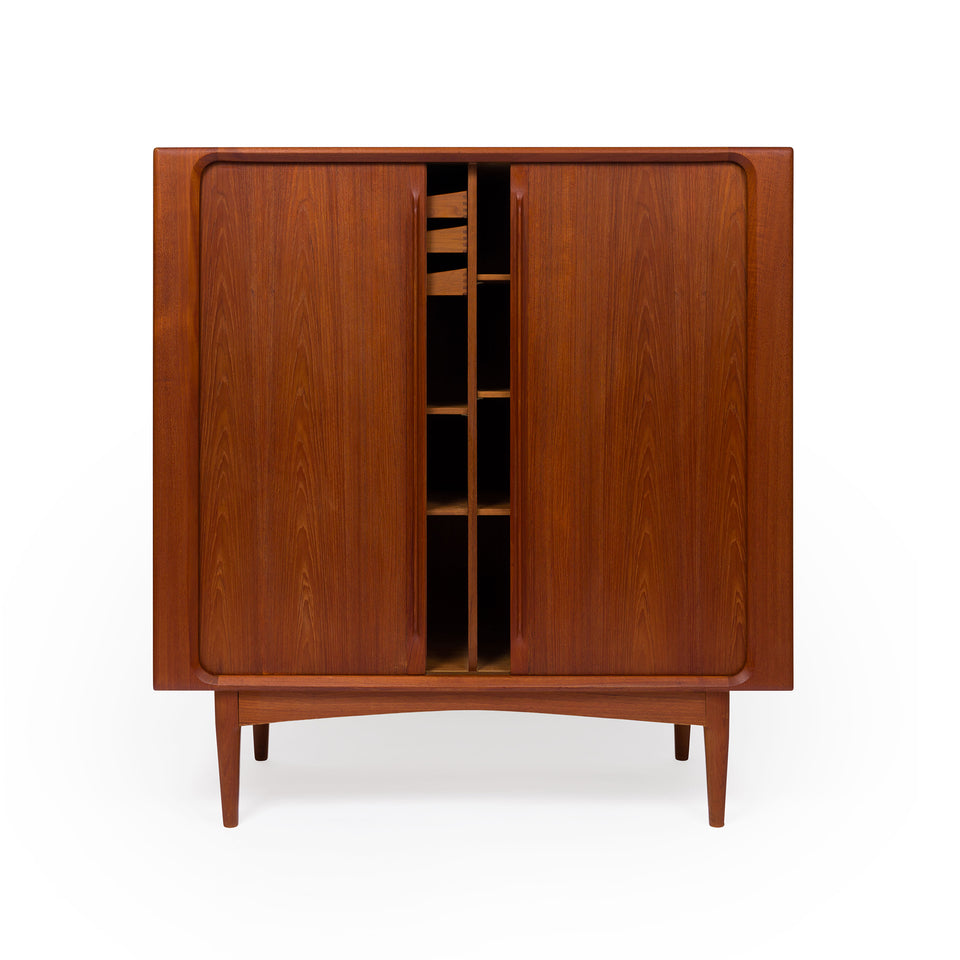 Vintage Danish Bernhard Pedersen & Søn High Sideboard in Teak