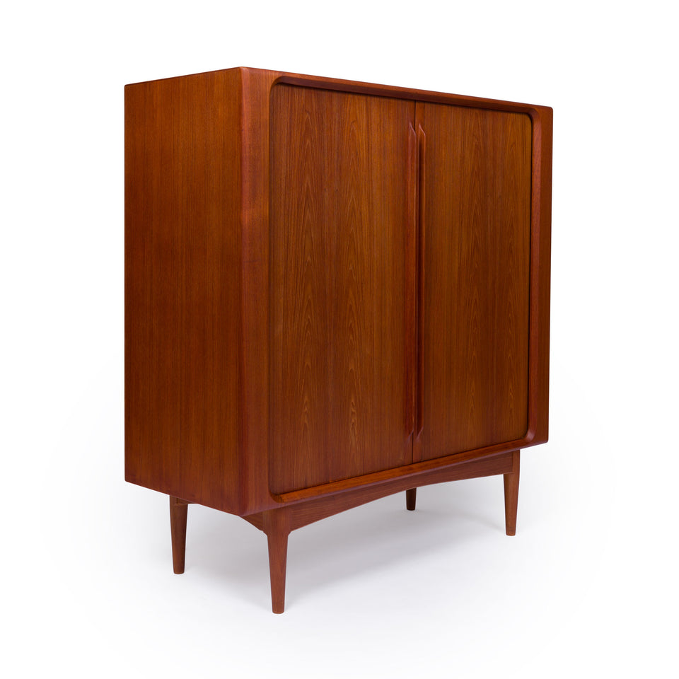 Vintage Danish Bernhard Pedersen & Søn High Sideboard in Teak