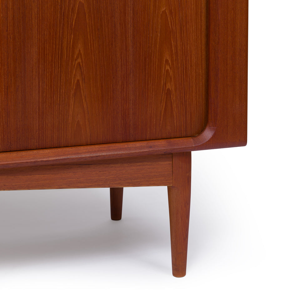 Vintage Danish Bernhard Pedersen & Søn High Sideboard in Teak