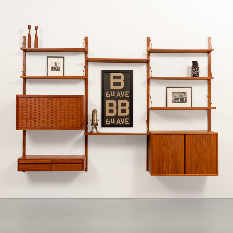 Vintage Danish Mid-Century Royal System by Poul Cadovius in Teak