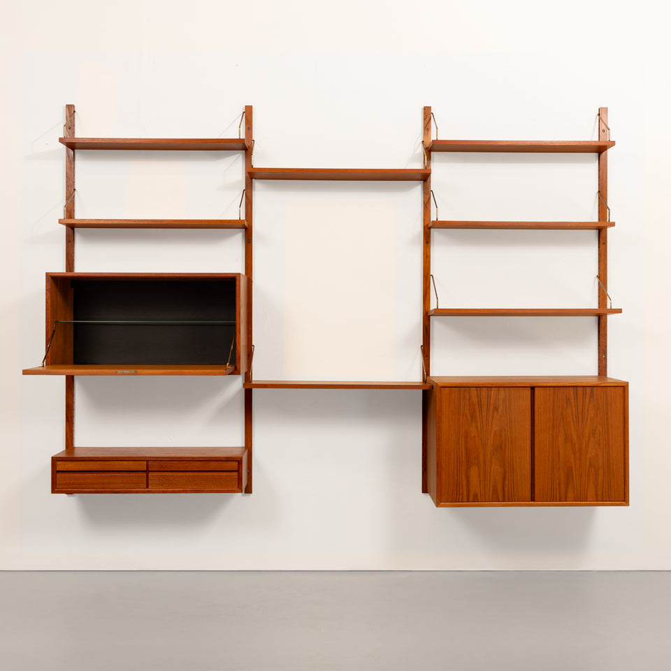 Vintage Danish Mid-Century Royal System by Poul Cadovius in Teak