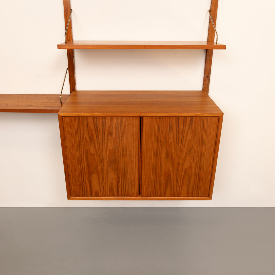 Vintage Danish Mid-Century Royal System by Poul Cadovius in Teak