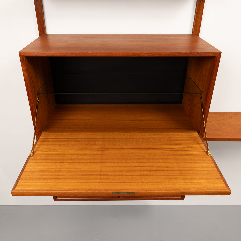 Vintage Danish Mid-Century Royal System by Poul Cadovius in Teak