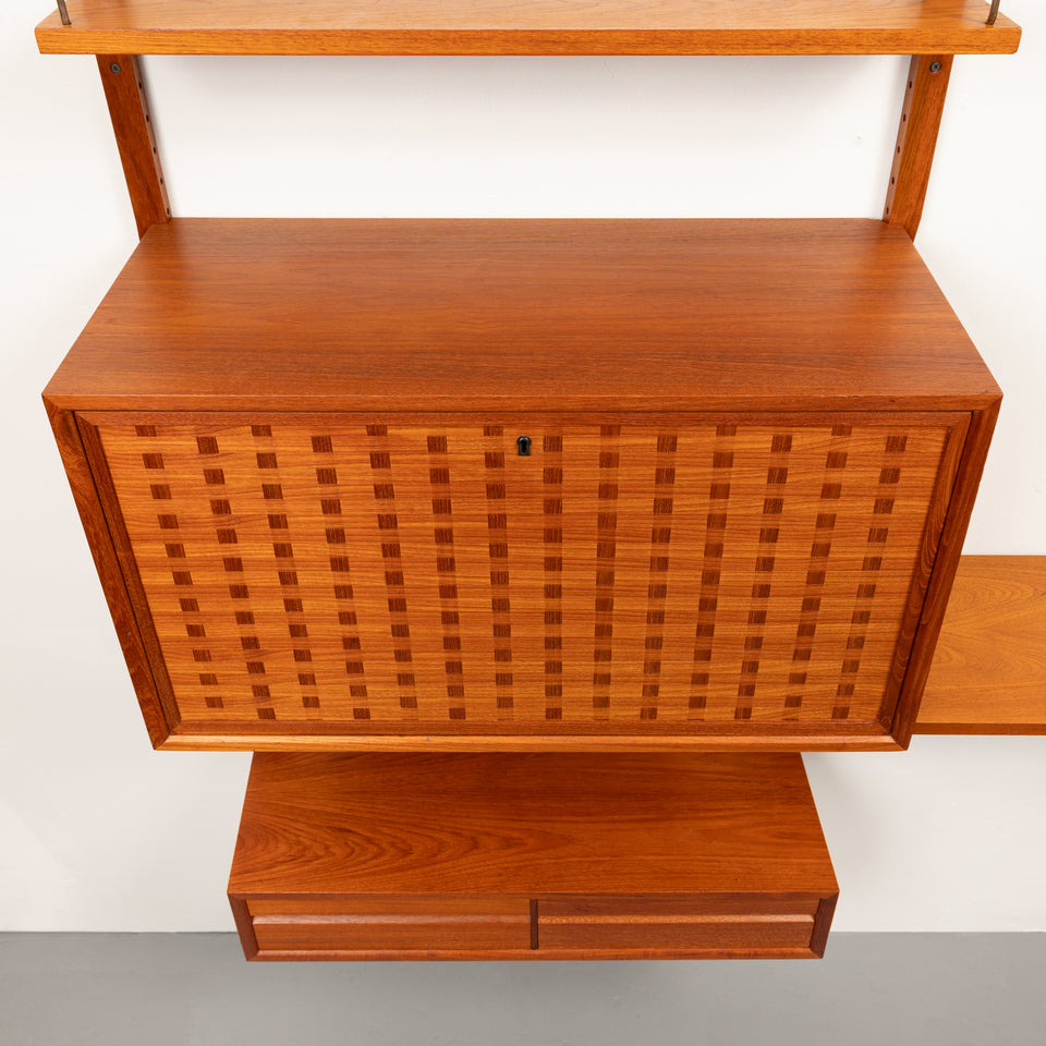 Vintage Danish Mid-Century Royal System by Poul Cadovius in Teak