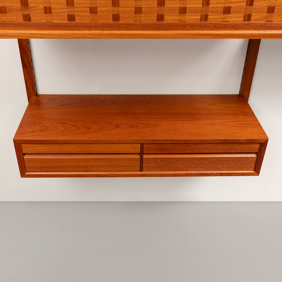 Vintage Danish Mid-Century Royal System by Poul Cadovius in Teak
