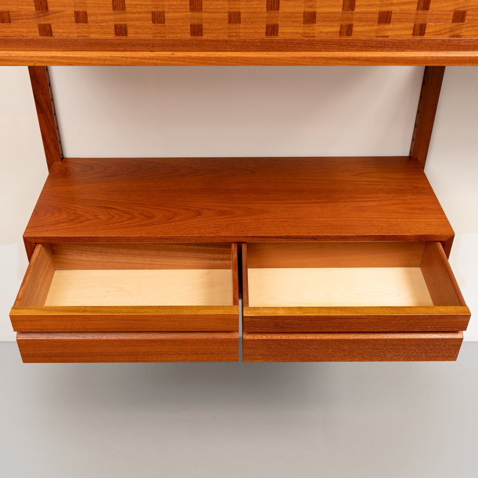 Vintage Danish Mid-Century Royal System by Poul Cadovius in Teak