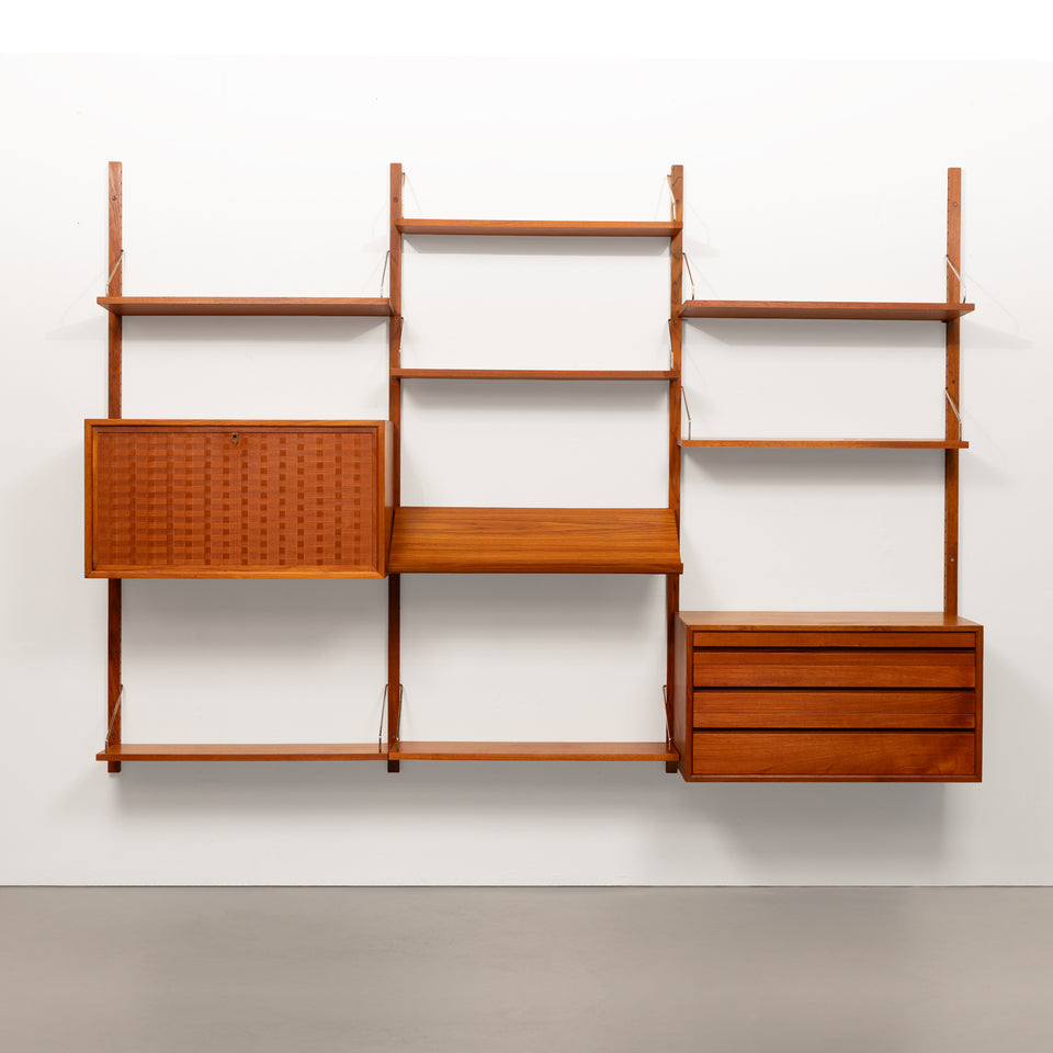 Vintage Danish Mid-Century Royal System by Poul Cadovius in Teak 1960