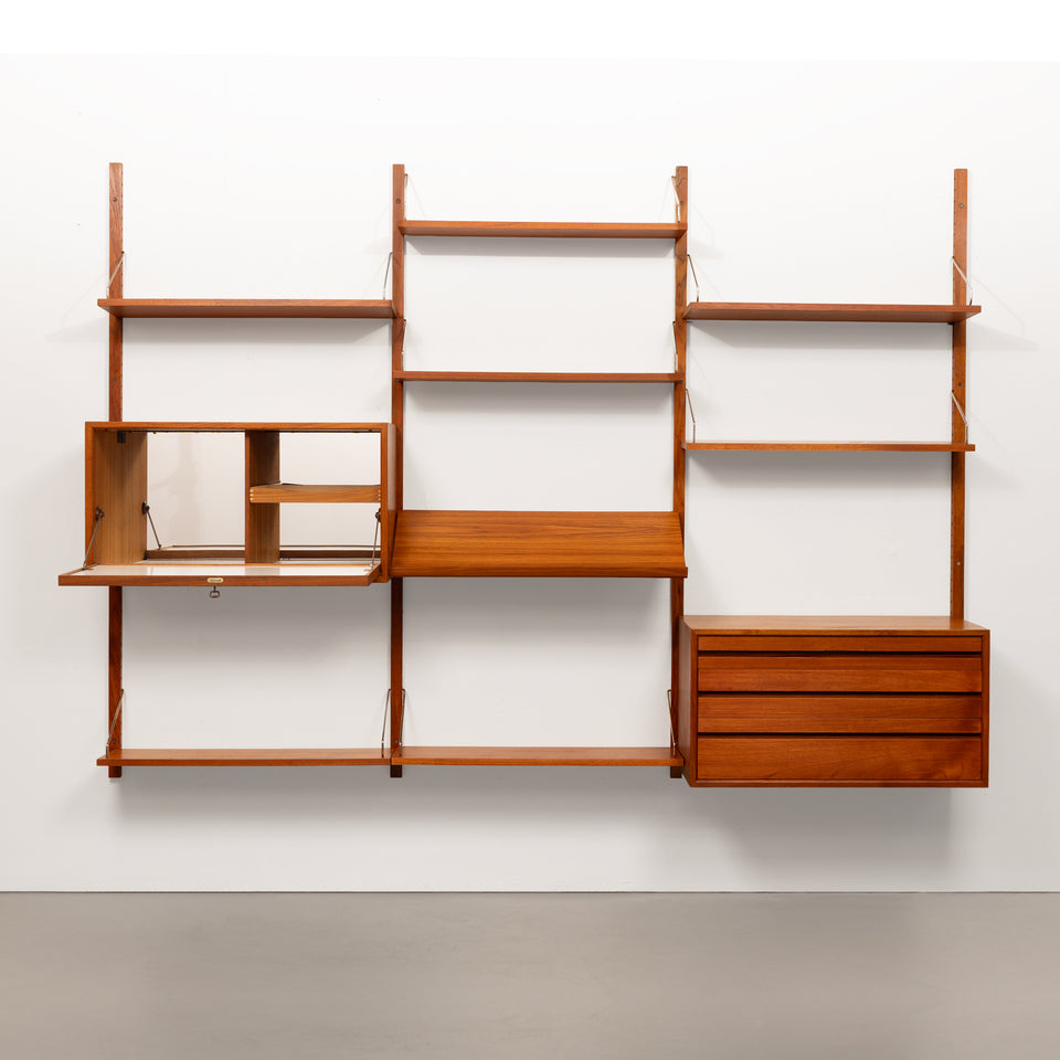 Vintage Danish Mid-Century Royal System by Poul Cadovius in Teak 1960