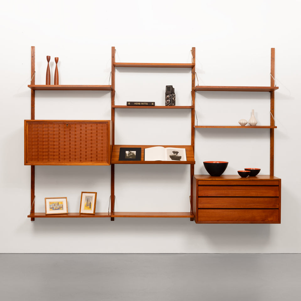 Vintage Danish Mid-Century Royal System by Poul Cadovius in Teak 1960