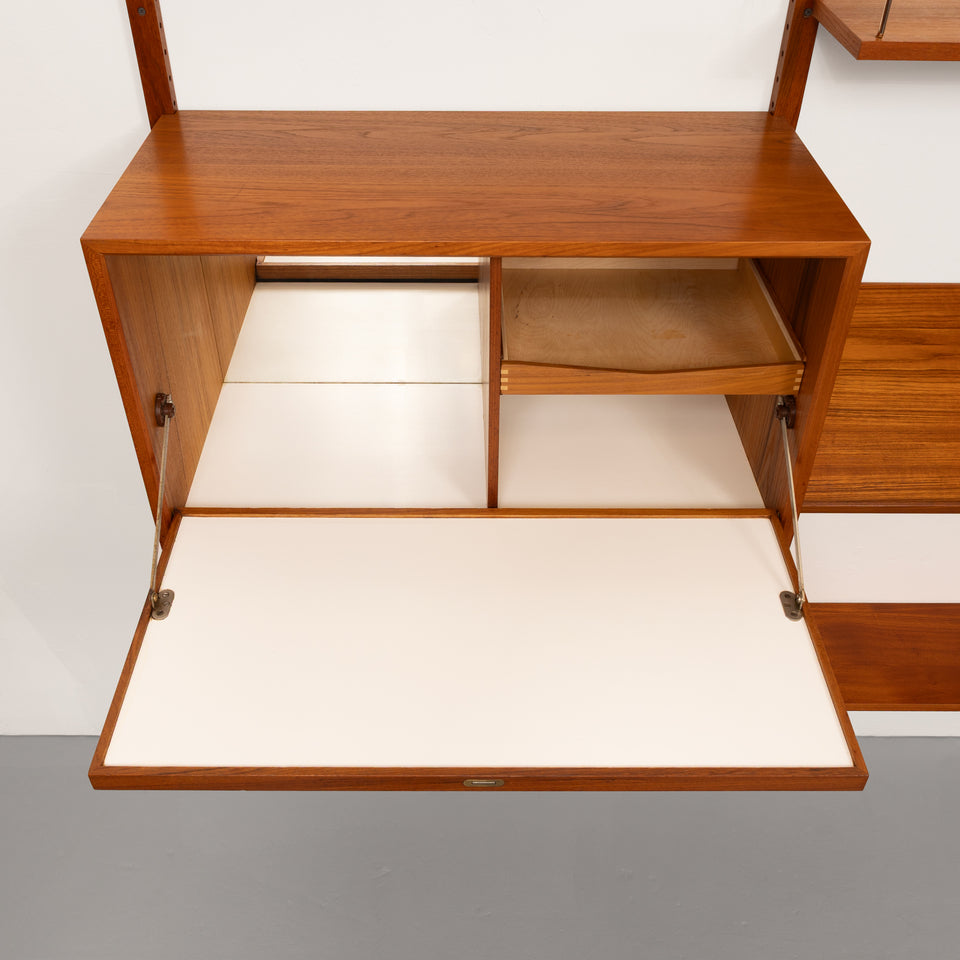 Vintage Danish Mid-Century Royal System by Poul Cadovius in Teak 1960