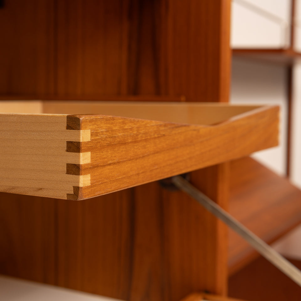 Vintage Danish Mid-Century Royal System by Poul Cadovius in Teak 1960