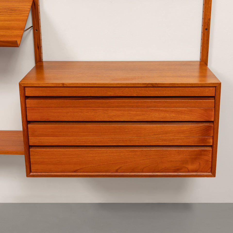 Vintage Danish Mid-Century Royal System by Poul Cadovius in Teak 1960