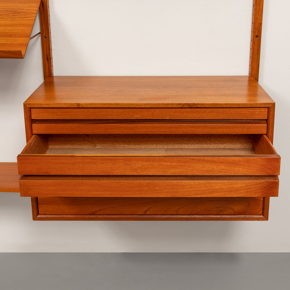 Vintage Danish Mid-Century Royal System by Poul Cadovius in Teak 1960