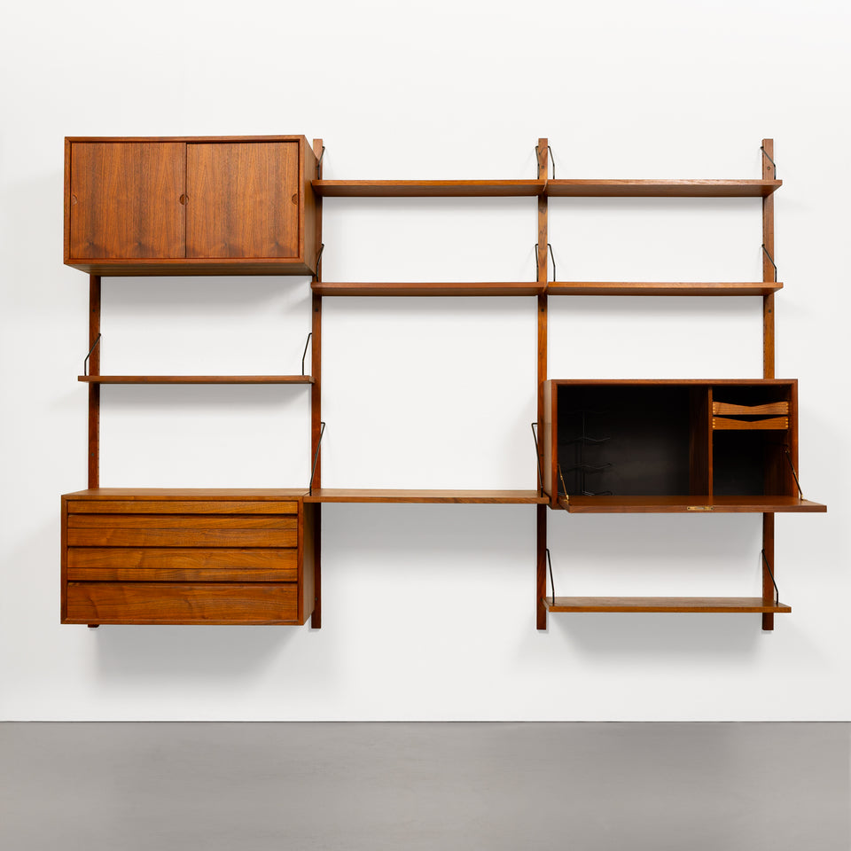 Vintage Danish Mid-Century Royal System by Poul Cadovius in Teak 1960