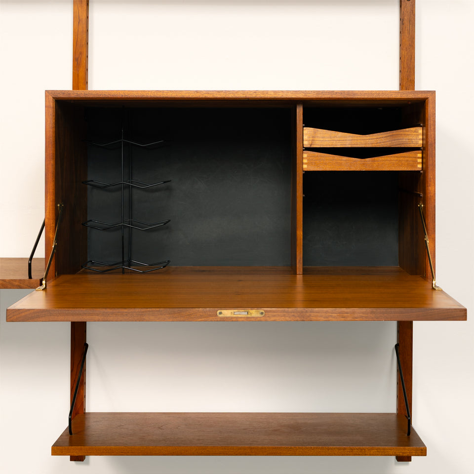 Vintage Danish Mid-Century Royal System by Poul Cadovius in Teak 1960