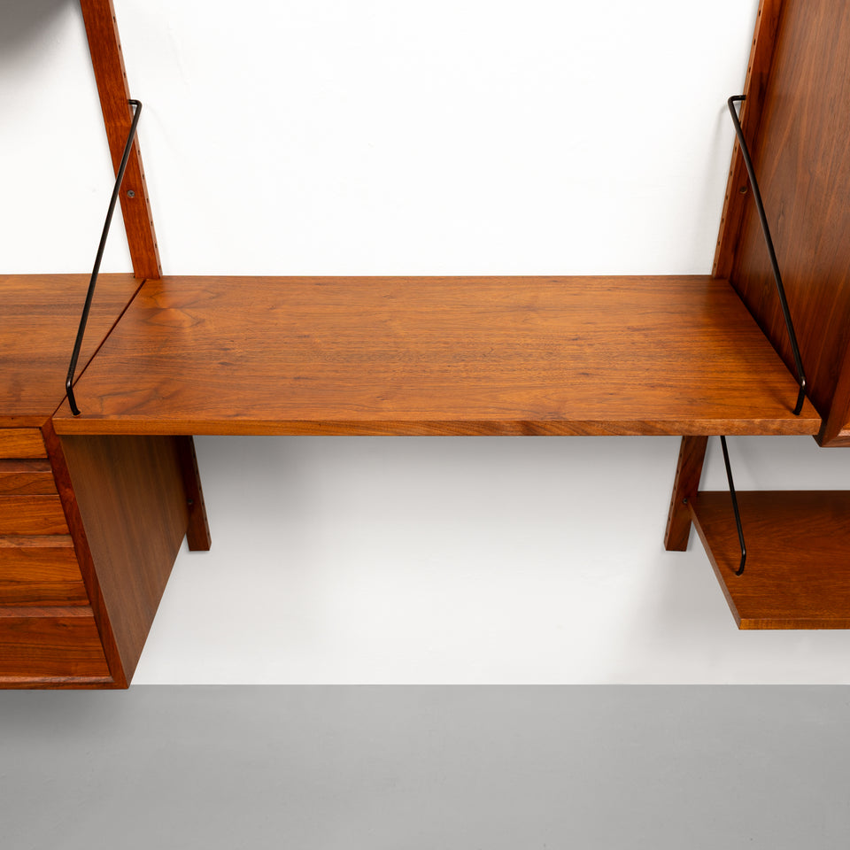 Vintage Danish Mid-Century Royal System by Poul Cadovius in Teak 1960