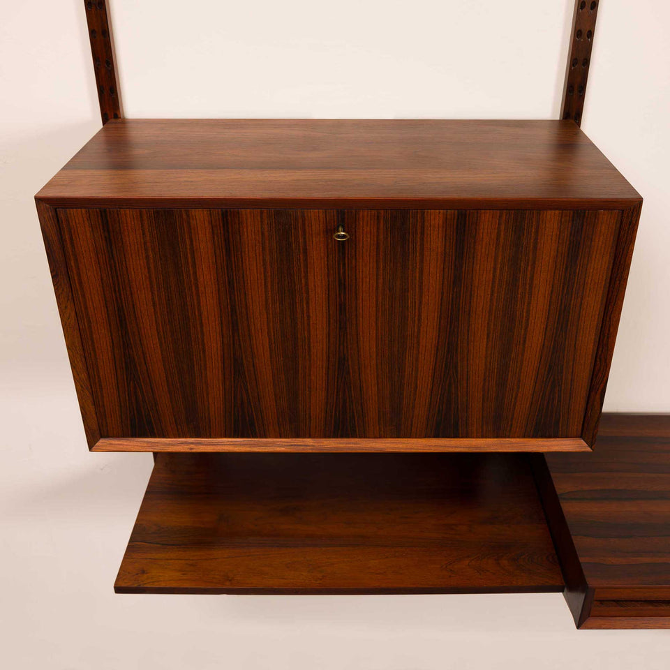 Vintage Danish Mid-Century Royal System by Poul Cadovius in Rosewood