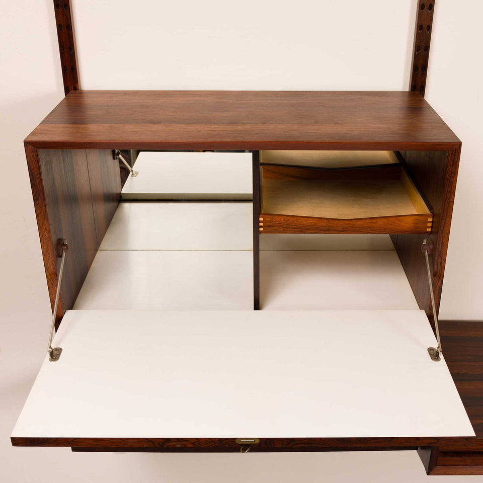 Vintage Danish Mid-Century Royal System by Poul Cadovius in Rosewood