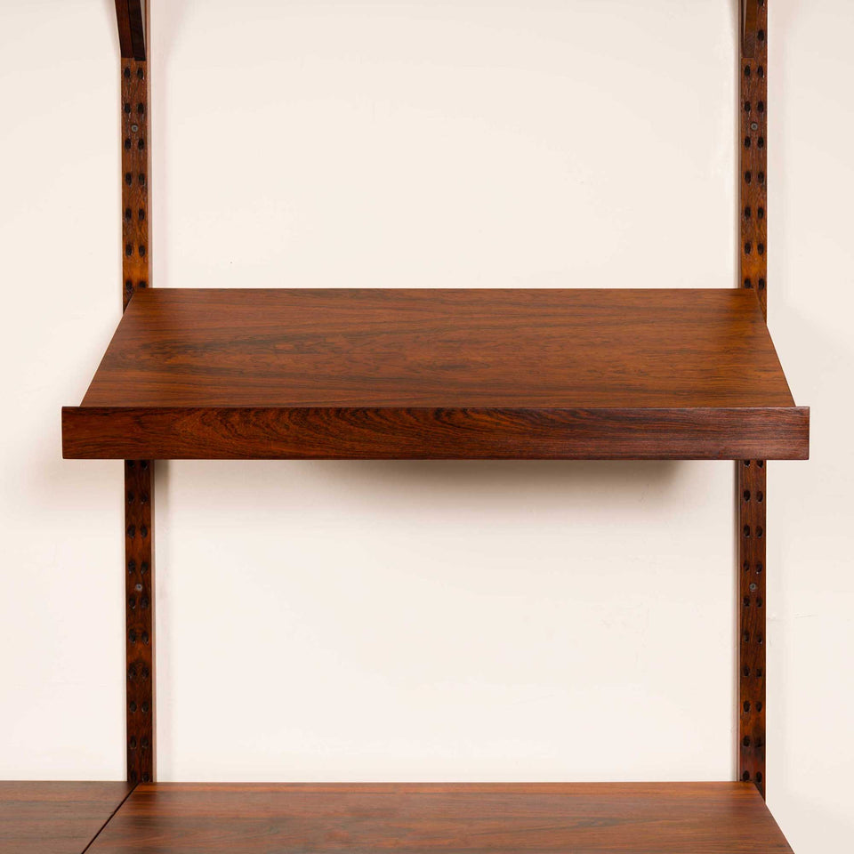 Vintage Danish Mid-Century Royal System Wall Unit by Poul Cadovius in Rosewood