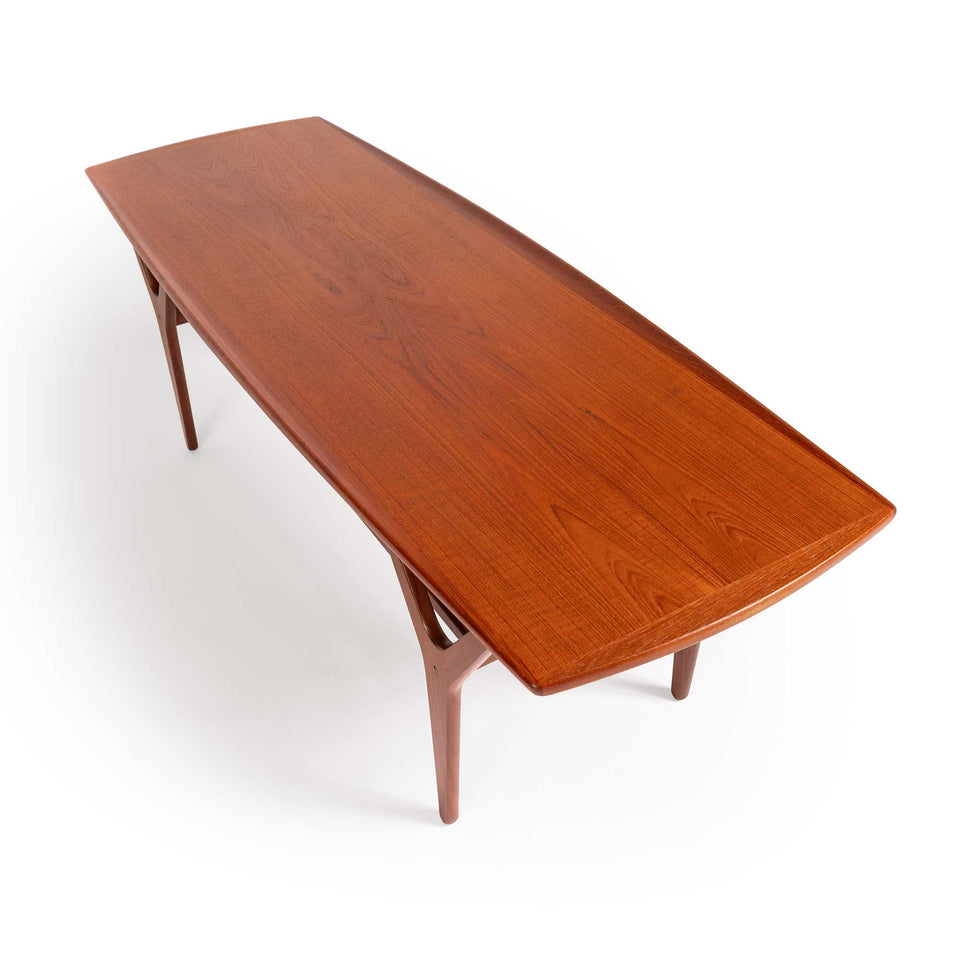 Vintage Danish Mid-Century Teak Coffee Table 1960s