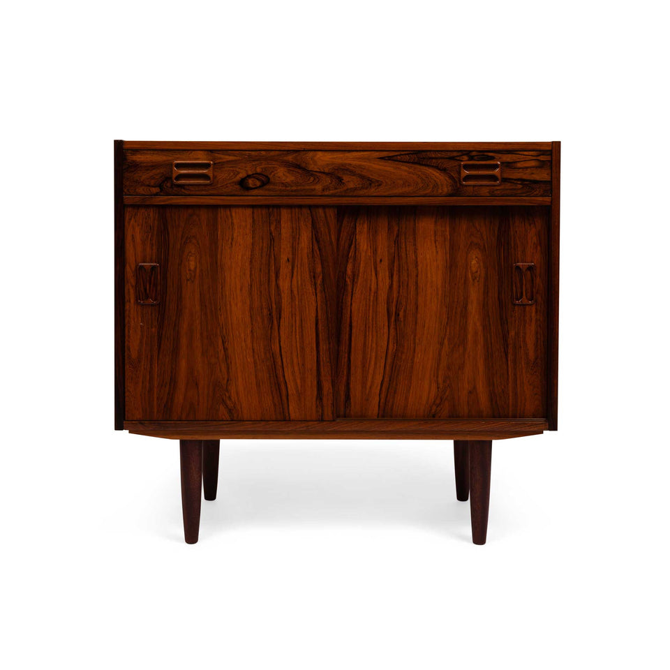 1960s Danish Mid-Century Rosewood Two Door Credenza