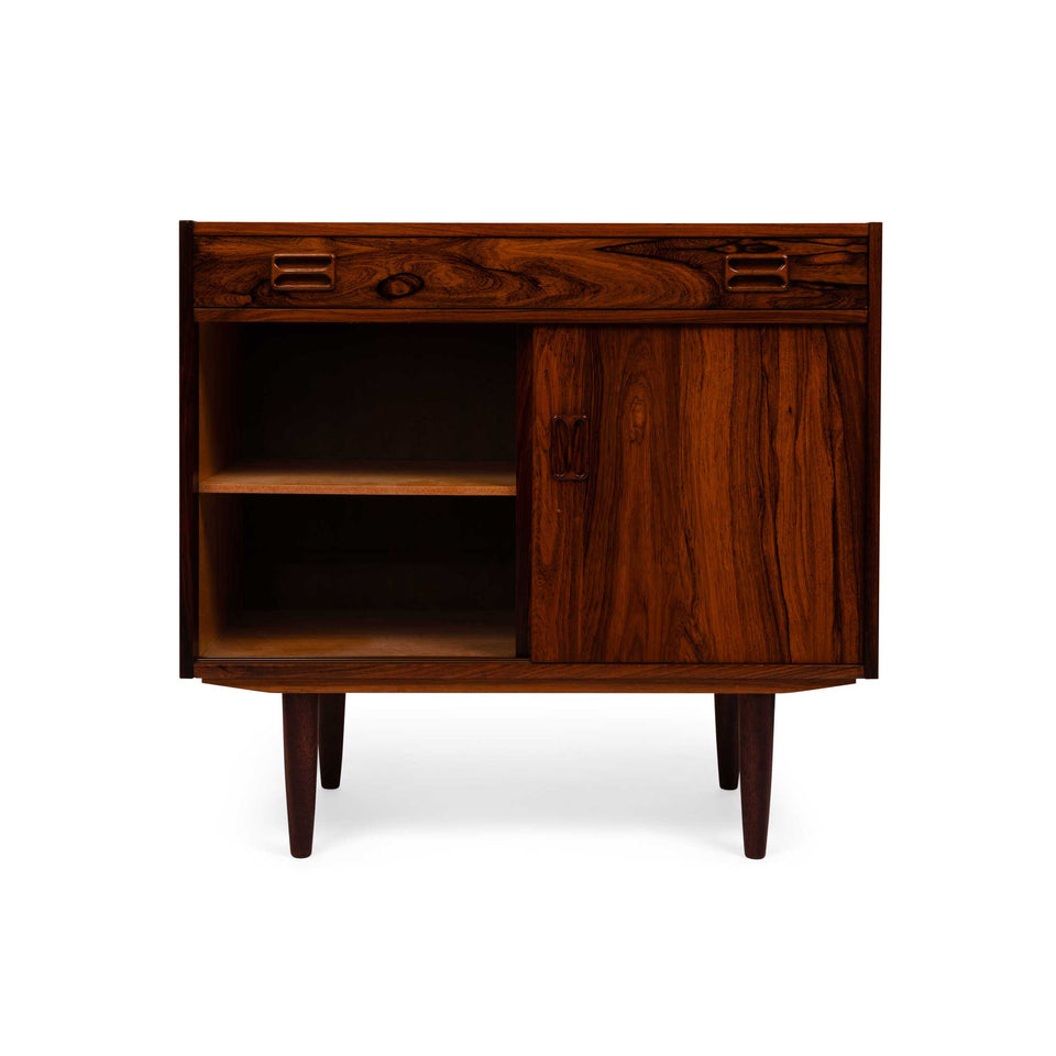 1960s Danish Mid-Century Rosewood Two Door Credenza