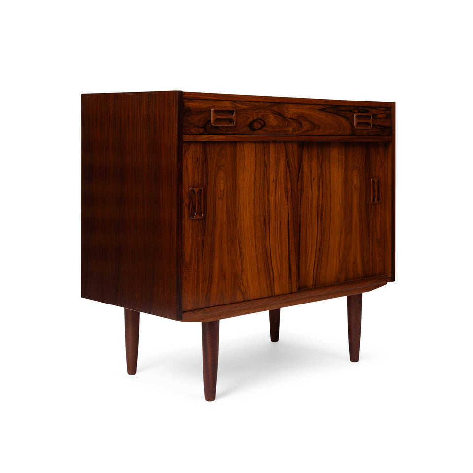 1960s Danish Mid-Century Rosewood Two Door Credenza