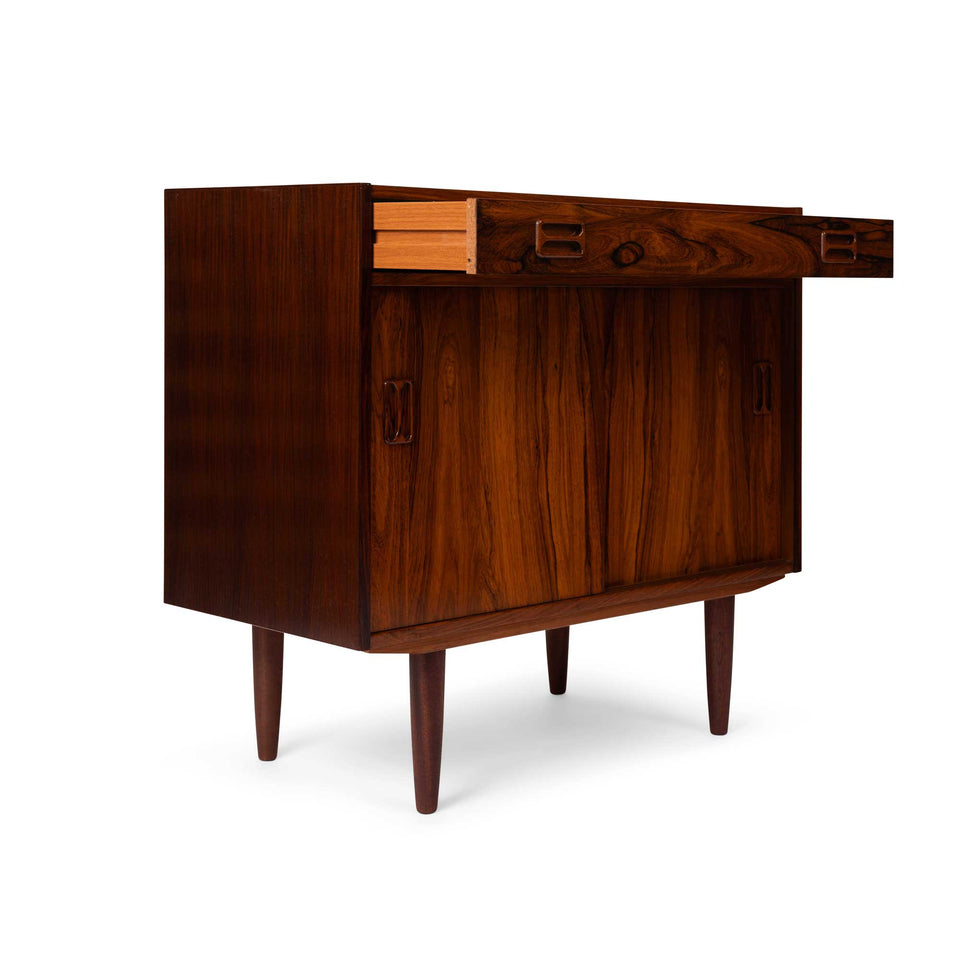 1960s Danish Mid-Century Rosewood Two Door Credenza