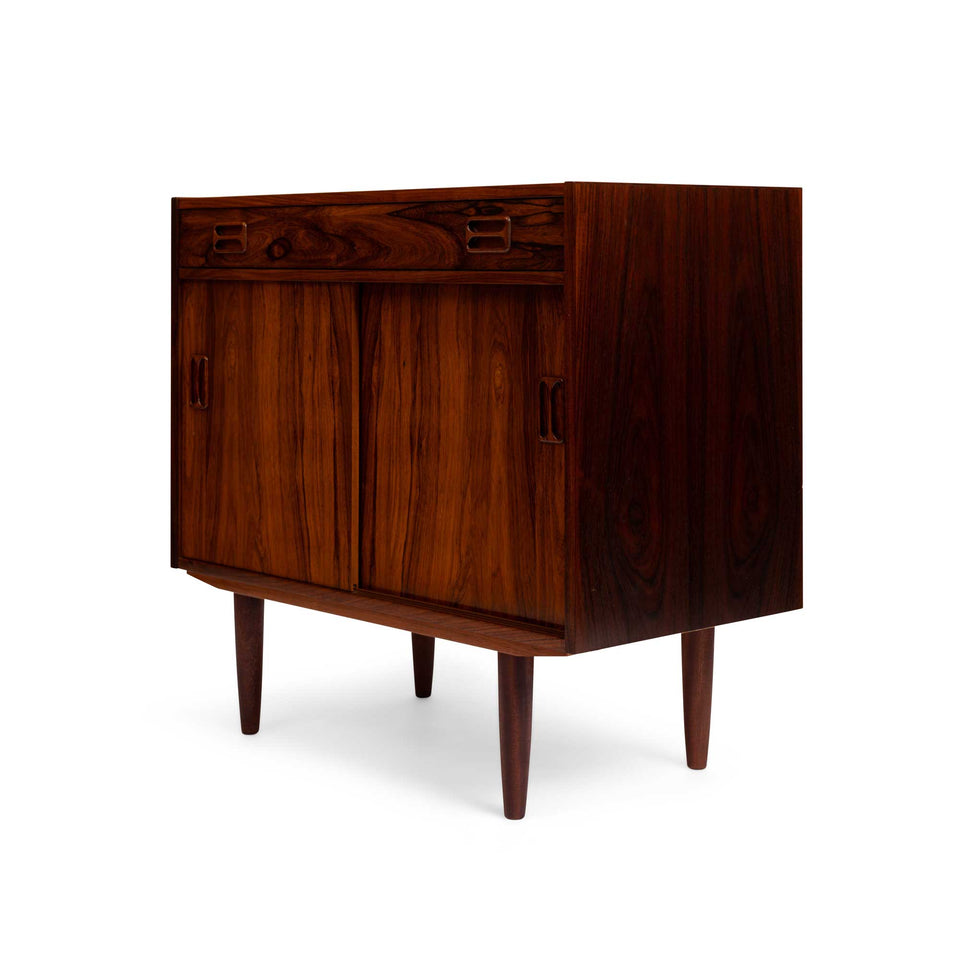 1960s Danish Mid-Century Rosewood Two Door Credenza