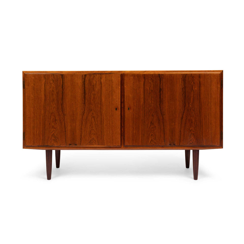 Vintage 1960s Danish Mid-Century Rosewood Sideboard Credenza