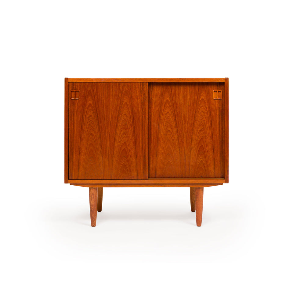 Vintage Danish Mid-Century Teak Two-Door Credenza
