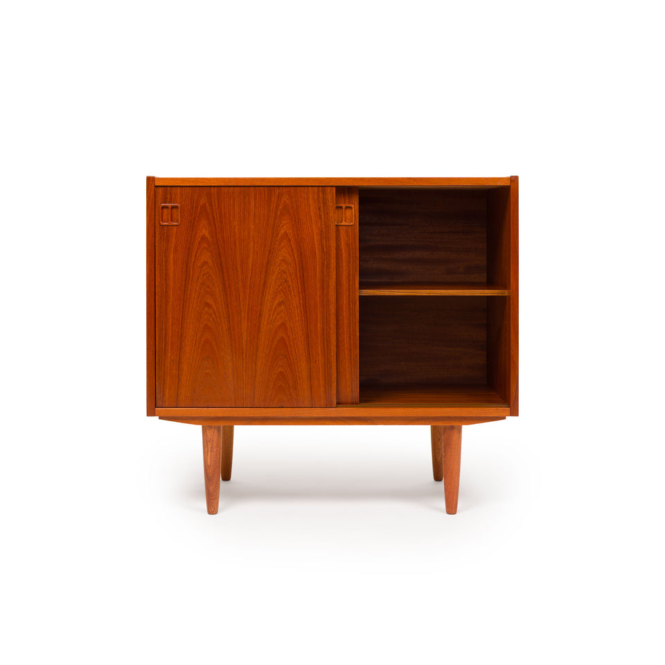Vintage Danish Mid-Century Teak Two-Door Credenza