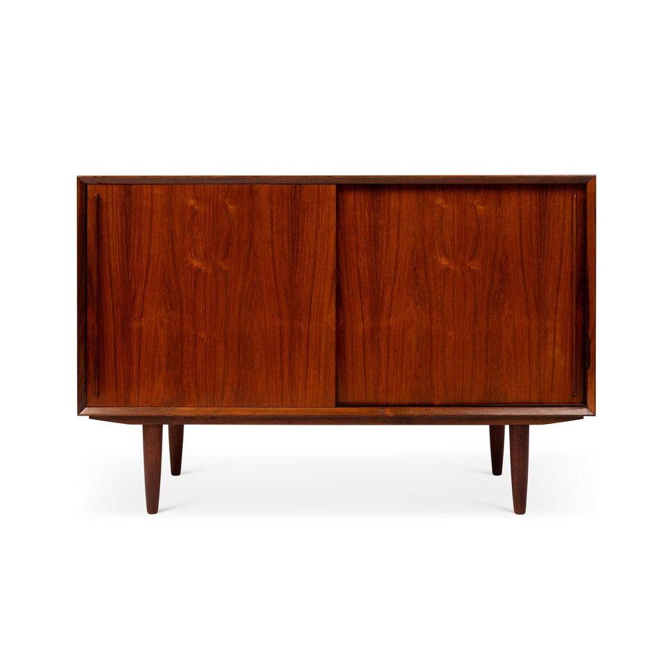 Vintage Danish Mid-Century Rosewood Two-Door Credenza